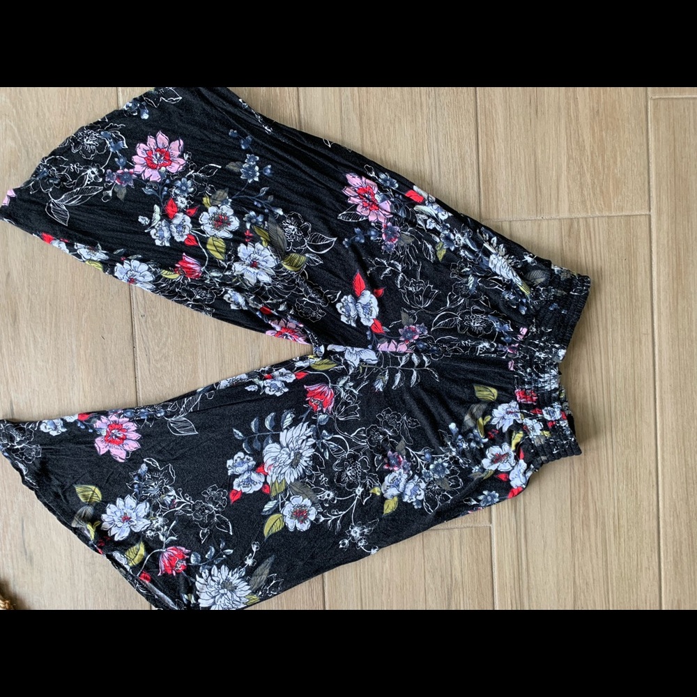 Target floral stretchy pants